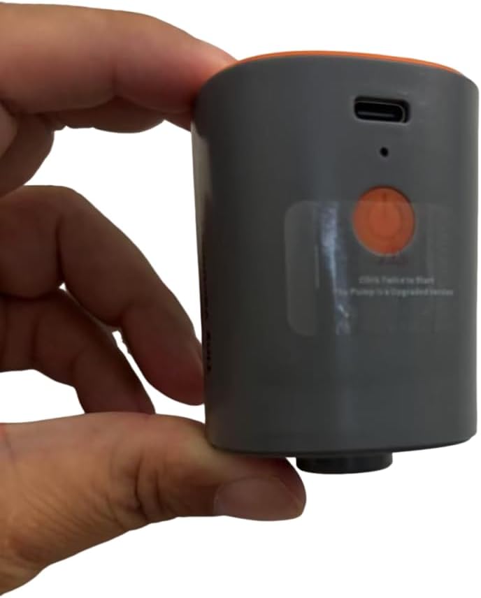 Portable Mini Vacuum Pump for Vacuum Compression Bags 5Kpa, Vacuum Pump Quickly Deflate for Travel Vacuum Bags 2400mAH Type-C Rechargeable